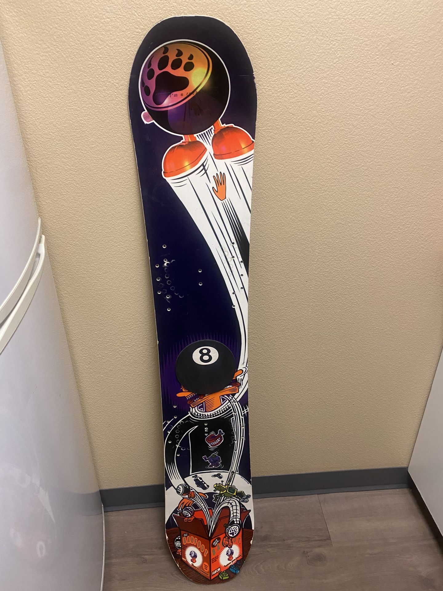 Vintage Snowboards Following▾ Geoff O Cool 90s Barfoot Snowboard!
