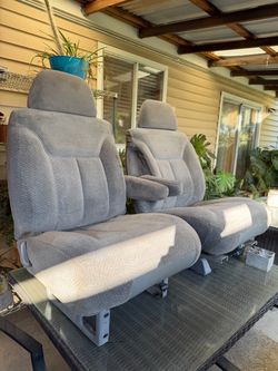 95-98 obs c1500 bucket seats grey