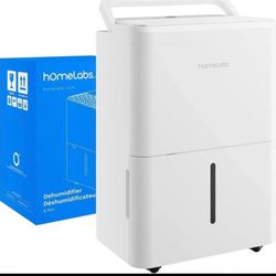 hOmeLabs 8 Pint Wi-Fi Dehumidifier for up to 1,800 Sq Ft Rooms