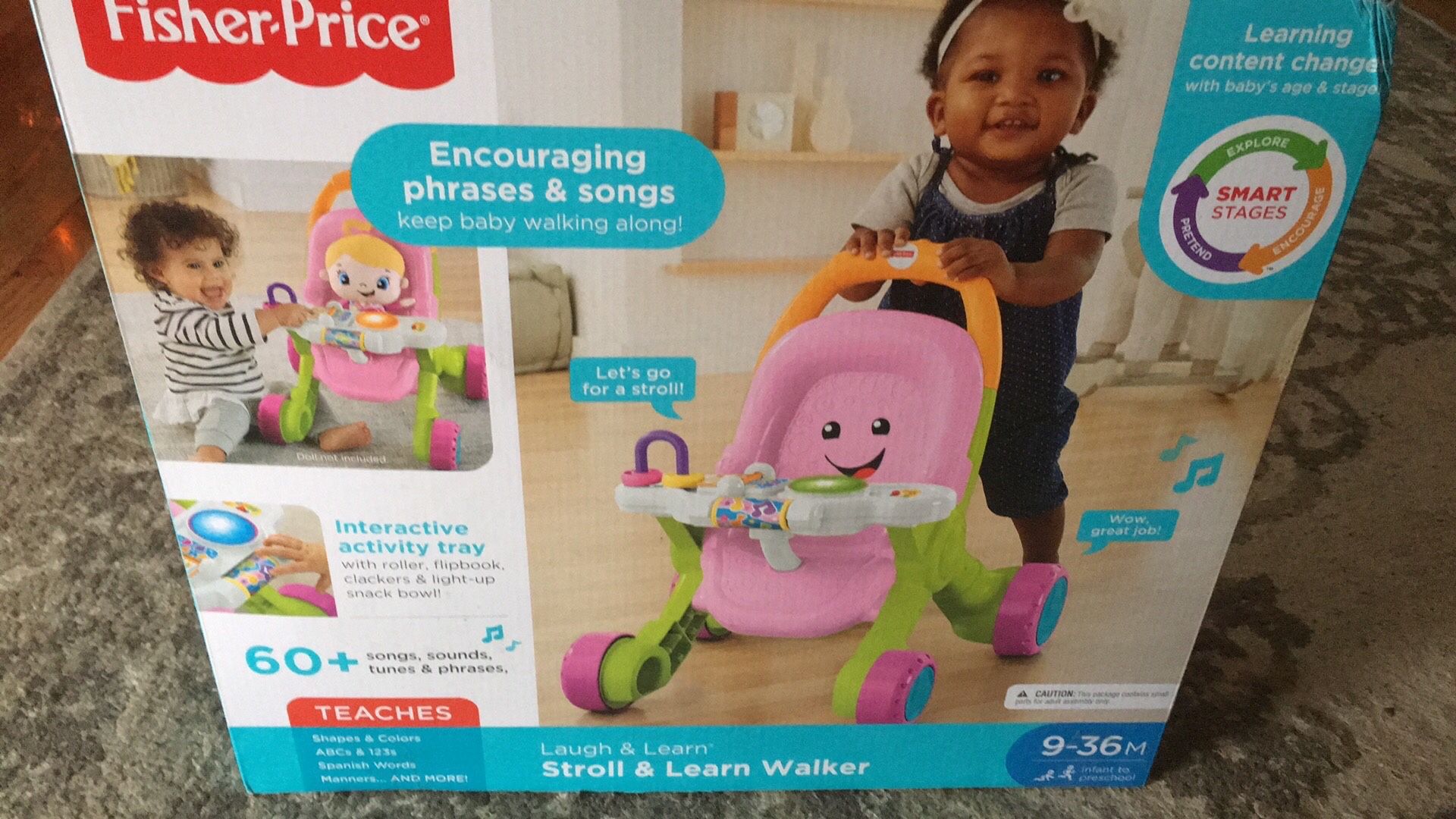 Stroller and learn walker