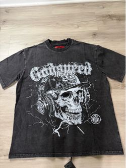 Vintage Washed “Godspeed Records” Skull Tour Tee