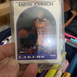 1989 90 NBA HOOPS EARVIN MAGIC JOHNSON LAKERS