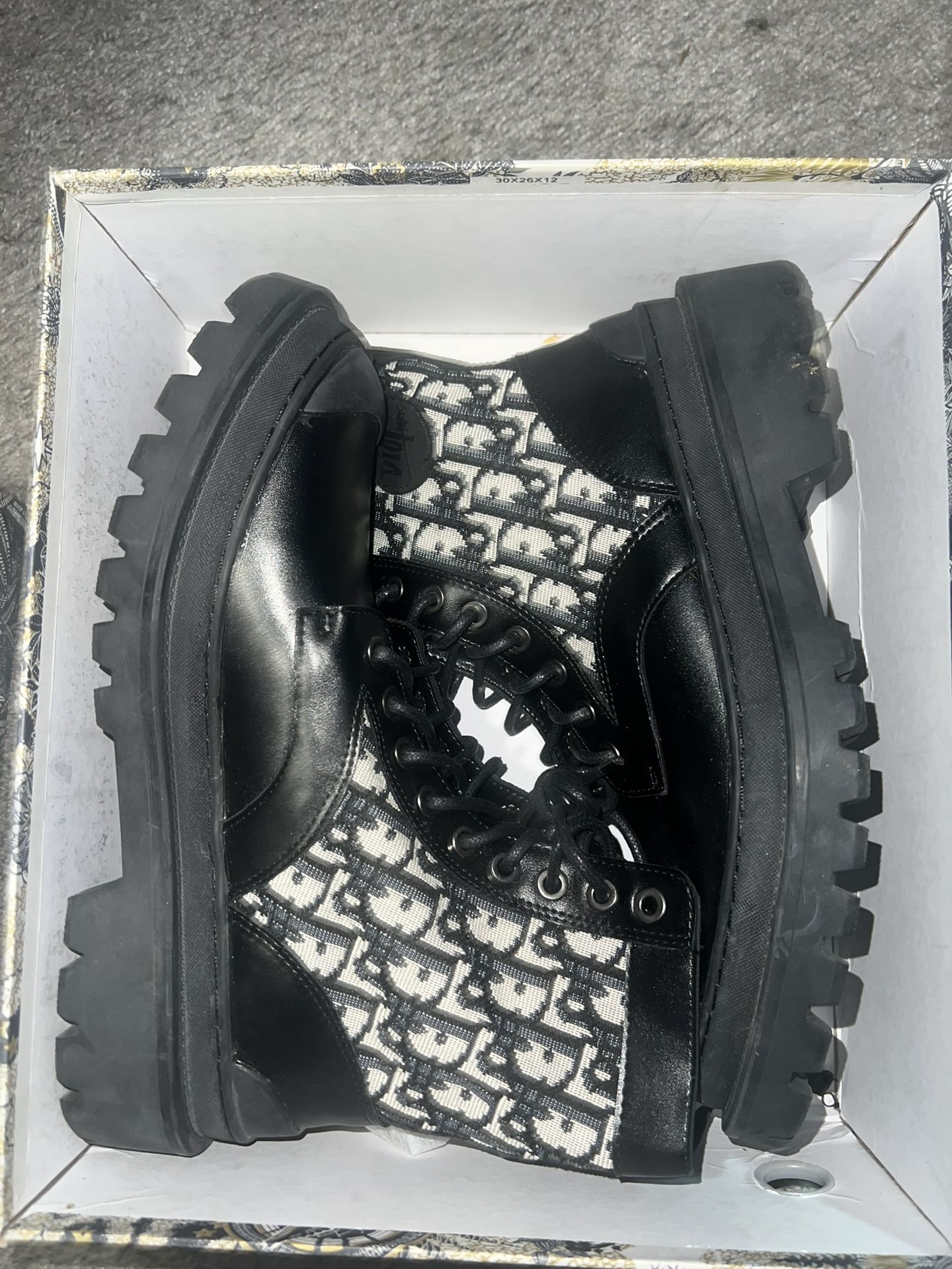 Black Dior Explorer Boots WM size 39