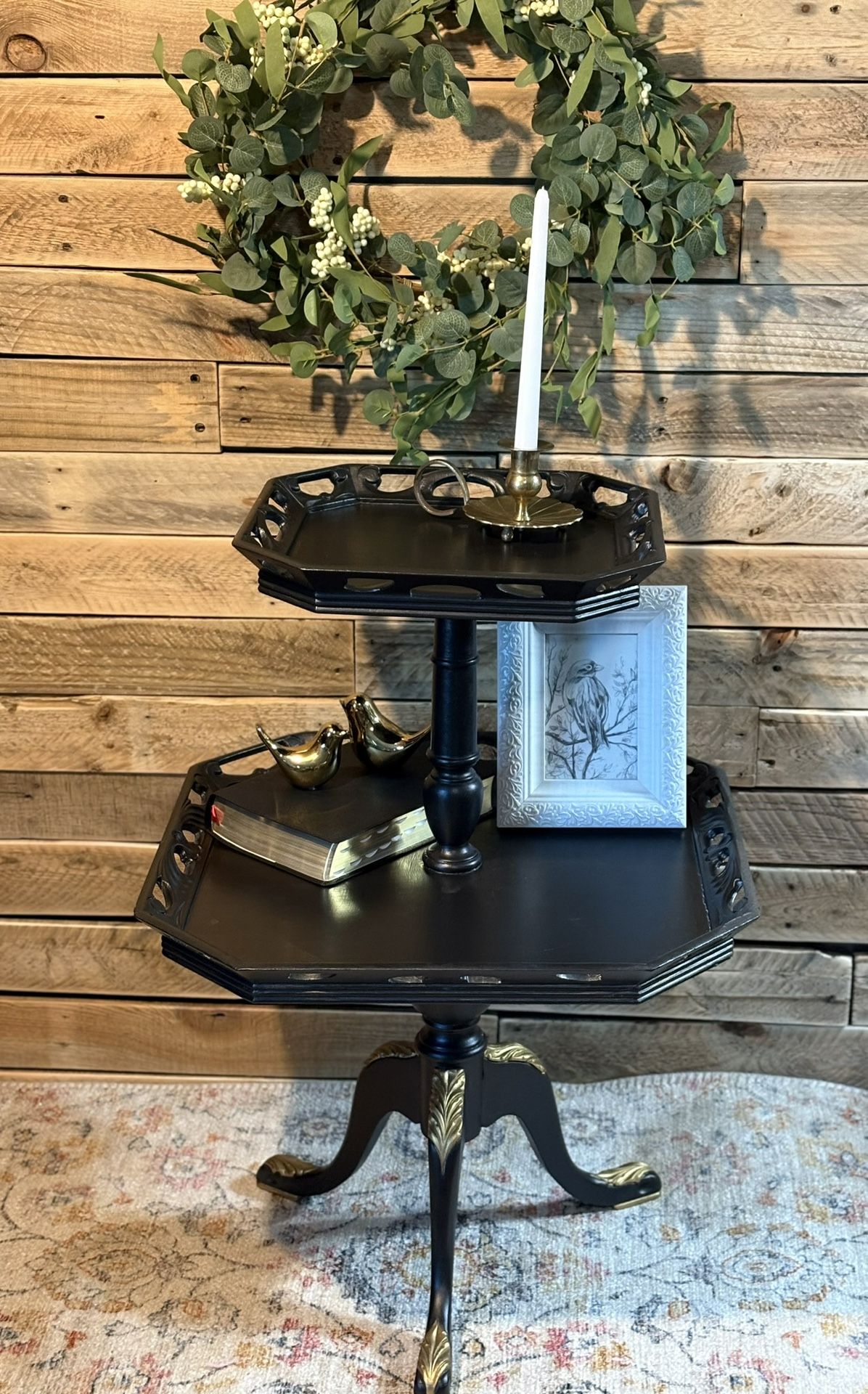 Two Tiered Side Table