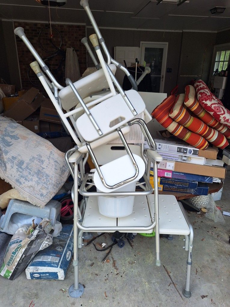 Shower Stool Chair With HANDLES $25