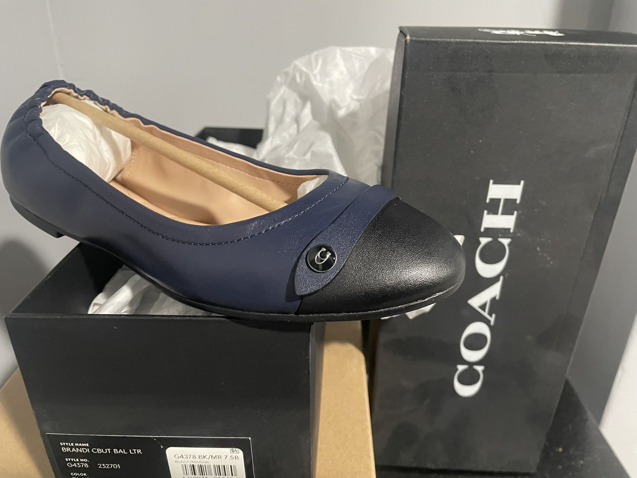 Coach Women's Blue Espadrilles Size 7