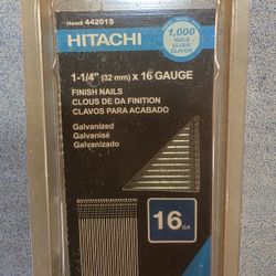 Finish Nails 16 Gauge X 1-1/4"