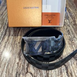 louis-vuitton belt men 45inch SEND BEST OFFER 