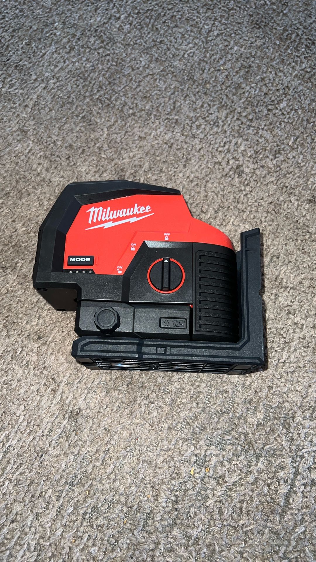 Milwaukee M12 Cross Line Plumb Points Laser New Tool Only