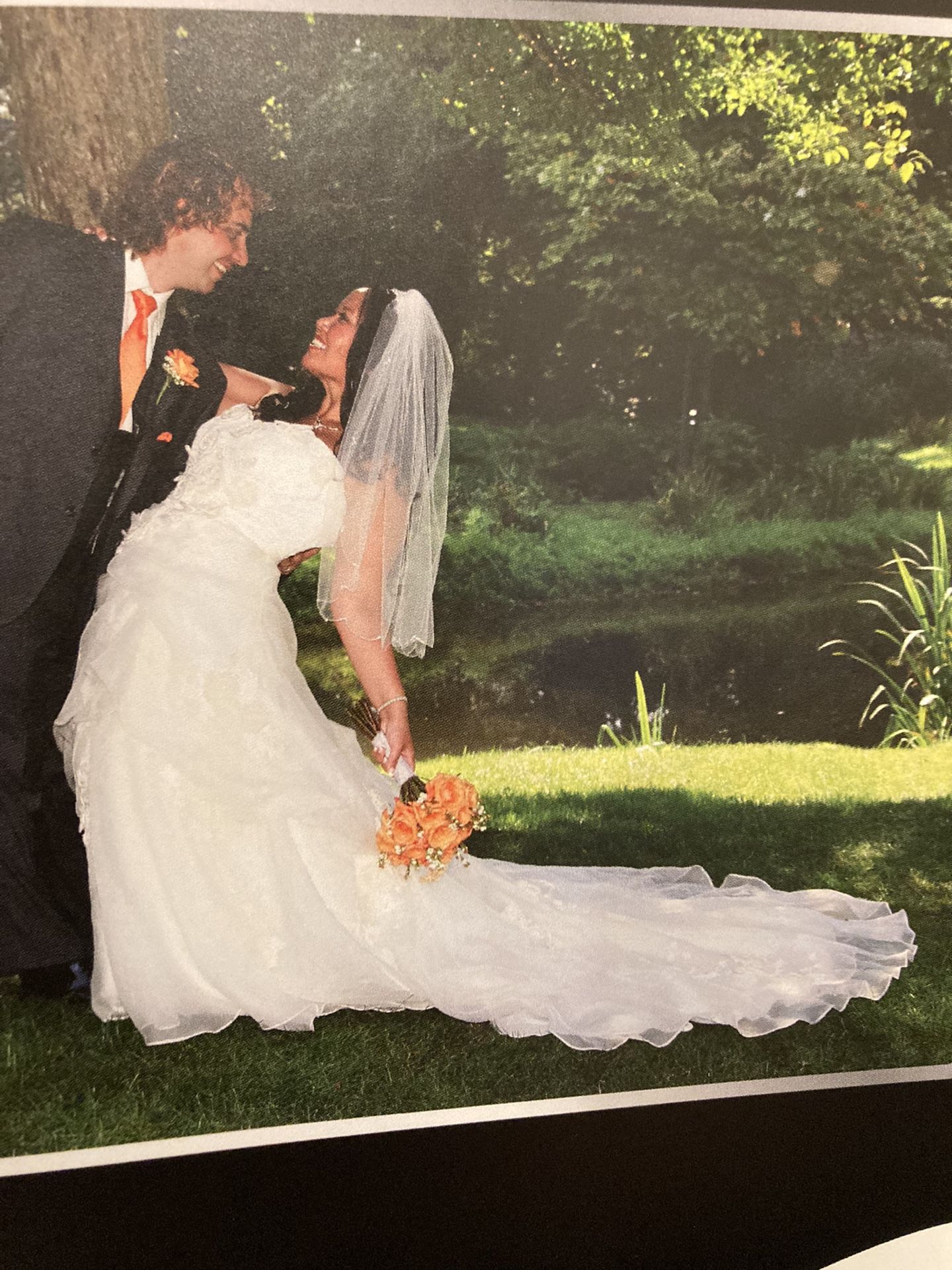Gorgeous Couture Wedding Gown Size 10