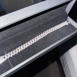 925 Silver Moissanite Bracelet