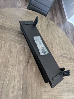 6 Black Hanging Shelves