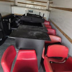 Barber Chairs And Stations Everything For $800