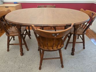 Table and 6 chairs