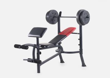 Weider Pro 265 standard w/80lbs