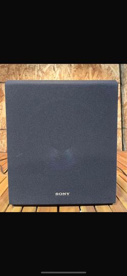 Sony SACS9 10-Inch Active Subwoofer,Black