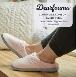 Memory Foam Slipper, Size 7 Only, New