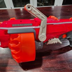 Nerf Megalodon N-Strike Mega Dart Blaster with Rotating Drum 
