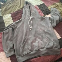 Charcoal Gray Tie Die Sweatshirt H&M S