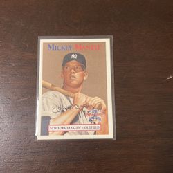 Mickey Mantle Baseball Card 