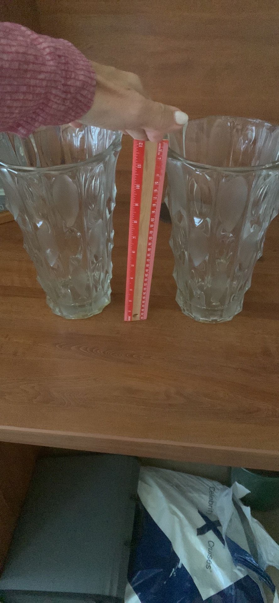 Glass Vases 2 For $15