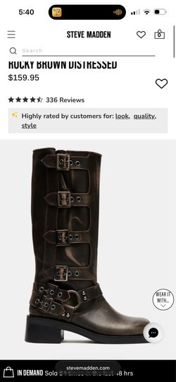 Steve Madden Boots Size 7.5