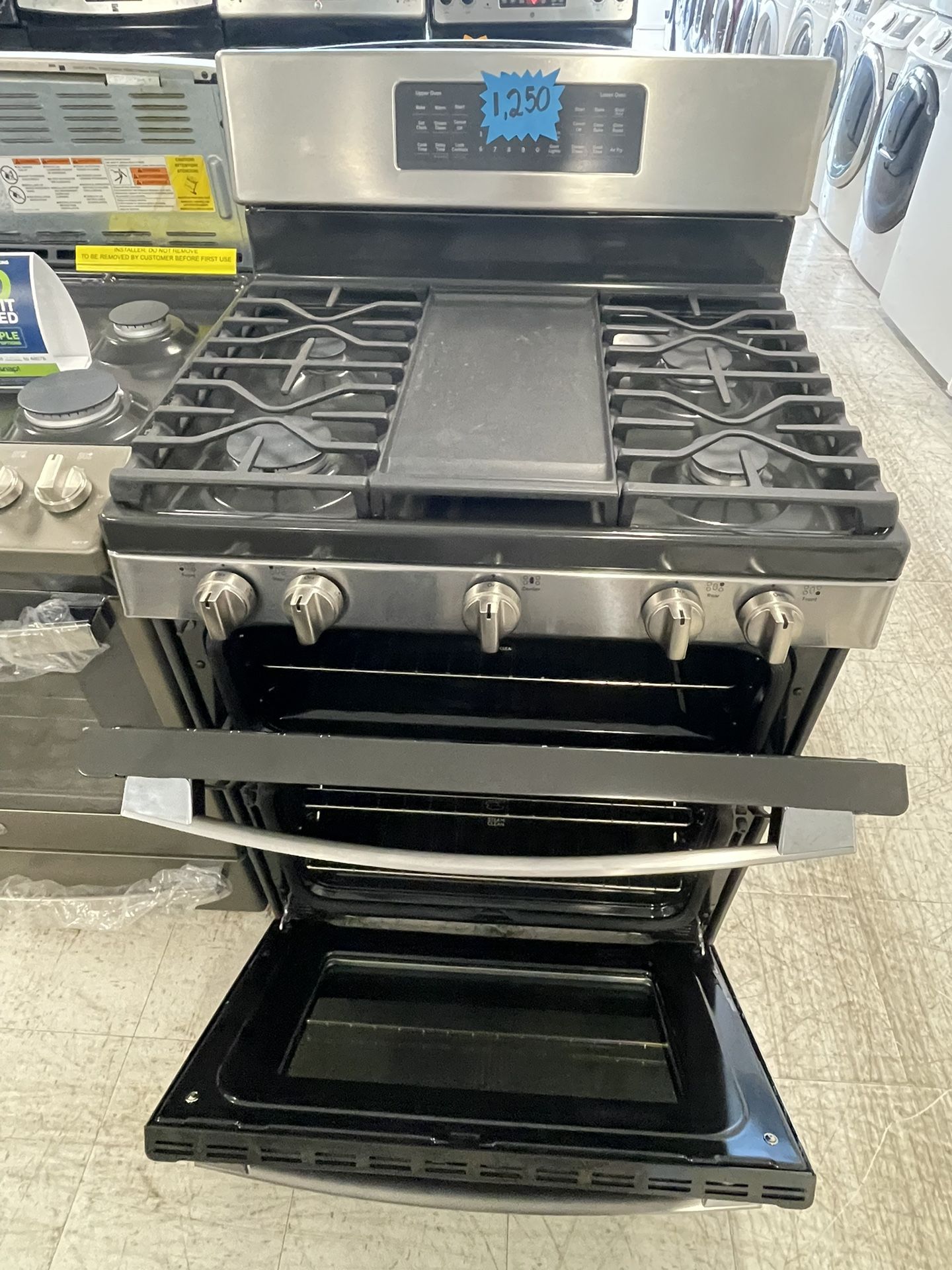 Ge Gas Range Stove Double Oven New Open Box With 6months Warranty for