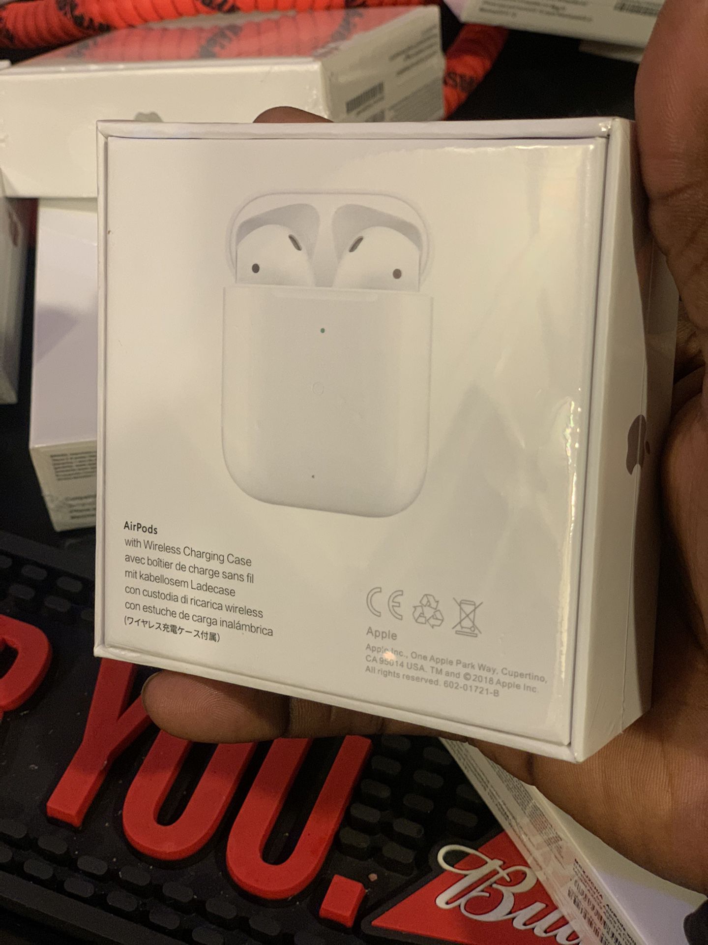 Apple AirPods 2nd Gen Wireless Charging New $110