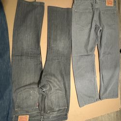 4 Pairs of Jeans Tommy/UK/527 & 514 Levis Jeans  in a Great Shape