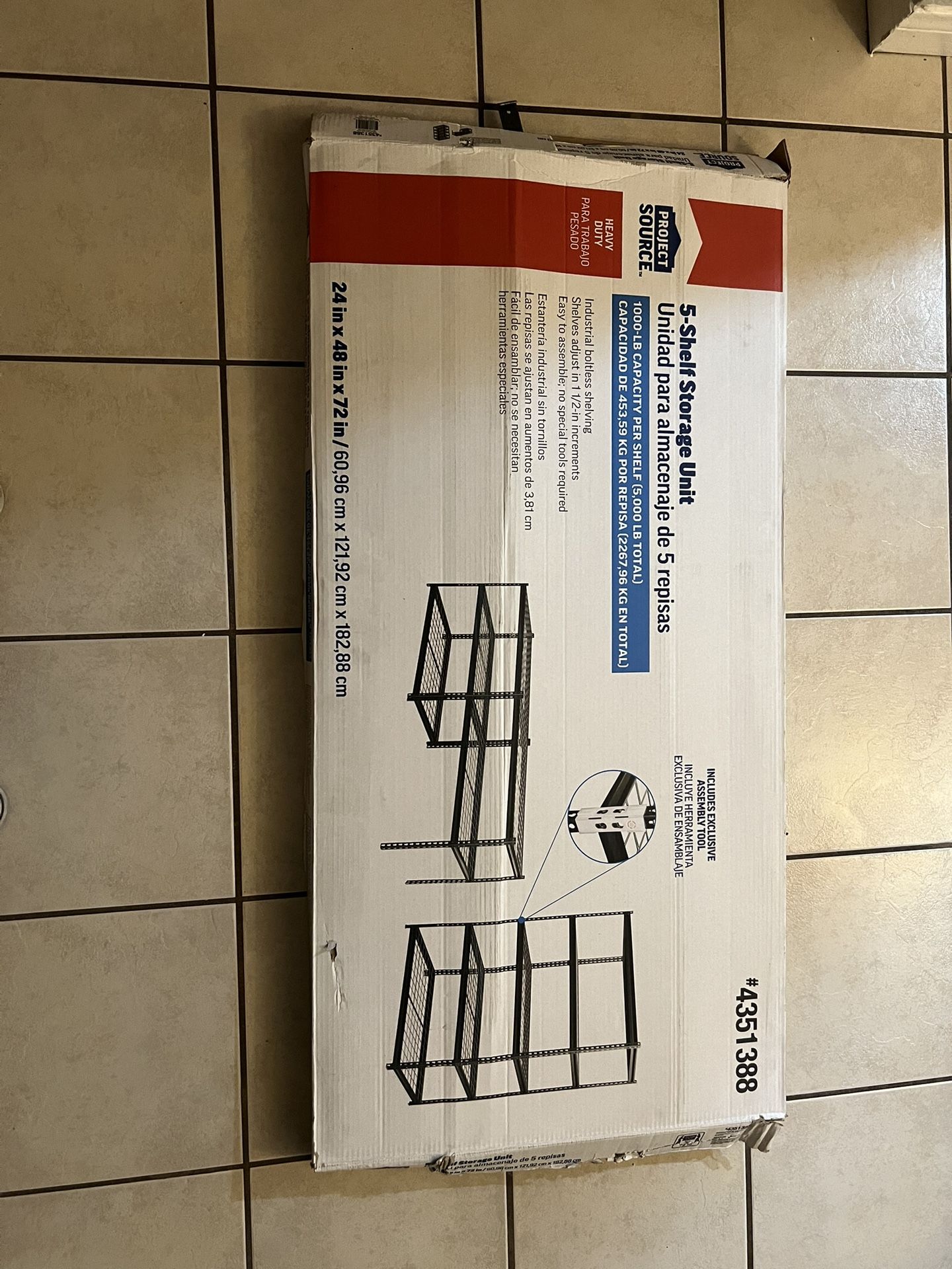 Storage Rack 5 Shelf