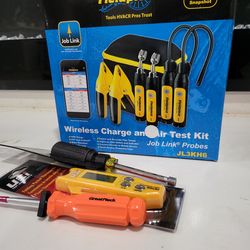 Fieldpiece Wireless Probes JL3KH6 + Digital Thermometer + Tools