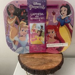 Lapdesk And Notebook Set Disney Princess