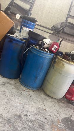 MECHANIC SHOP OIL AND COOLANT TANKS