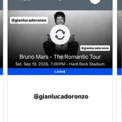 Bruno Mars tickets Miami 