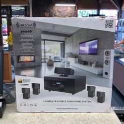 Evo Home Theater Evo40 Complete 6-Piece Surround System 