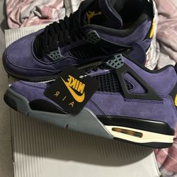 Nike Air Jordan 4 Retro Lakers Shoes