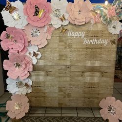 Paper Flower Butterfly Any Color Any Size
