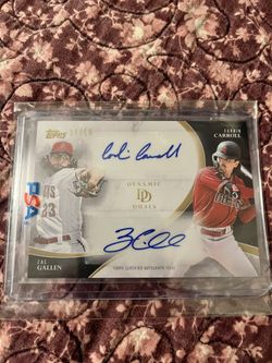 2023 Topps Dynamic Duals Corbin Carroll & Zac Gallen Auto