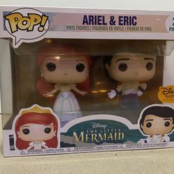 Funko Pop! The Little Mermaid Ariel & Eric 2-Pack Disney Treasures Exclusive