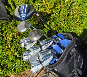 Golf Club Set with Stand Bag and Extras- Graphite Lite/Regular