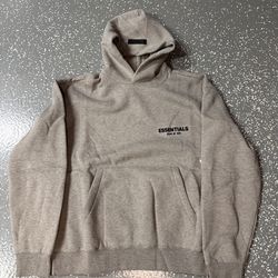 Dark oat essentials hoodie