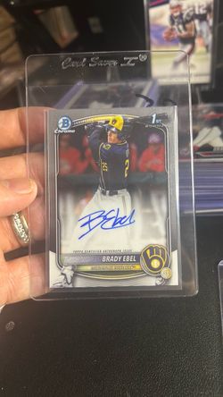 Brady Ebel On card auto