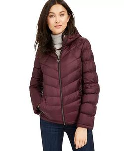 Michael kors packable down jacket