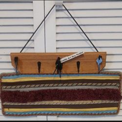NEW Textile Art  Key Holder 🔑 AVAILABLE 🔑 See Pics