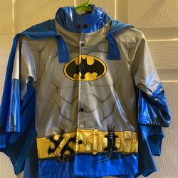 4t Batman rain Jacket With Cape