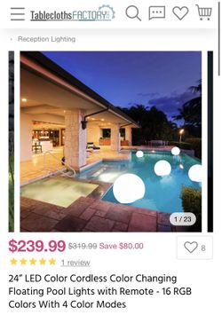 LED Light Up Pool Ball