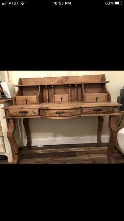 Puebla Rustic Desk & Chair