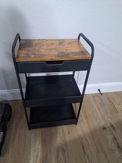 Metal shelf