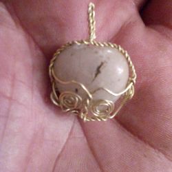 Wrapped Stone Pendant