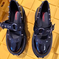 Demonia platform mary janes size 8